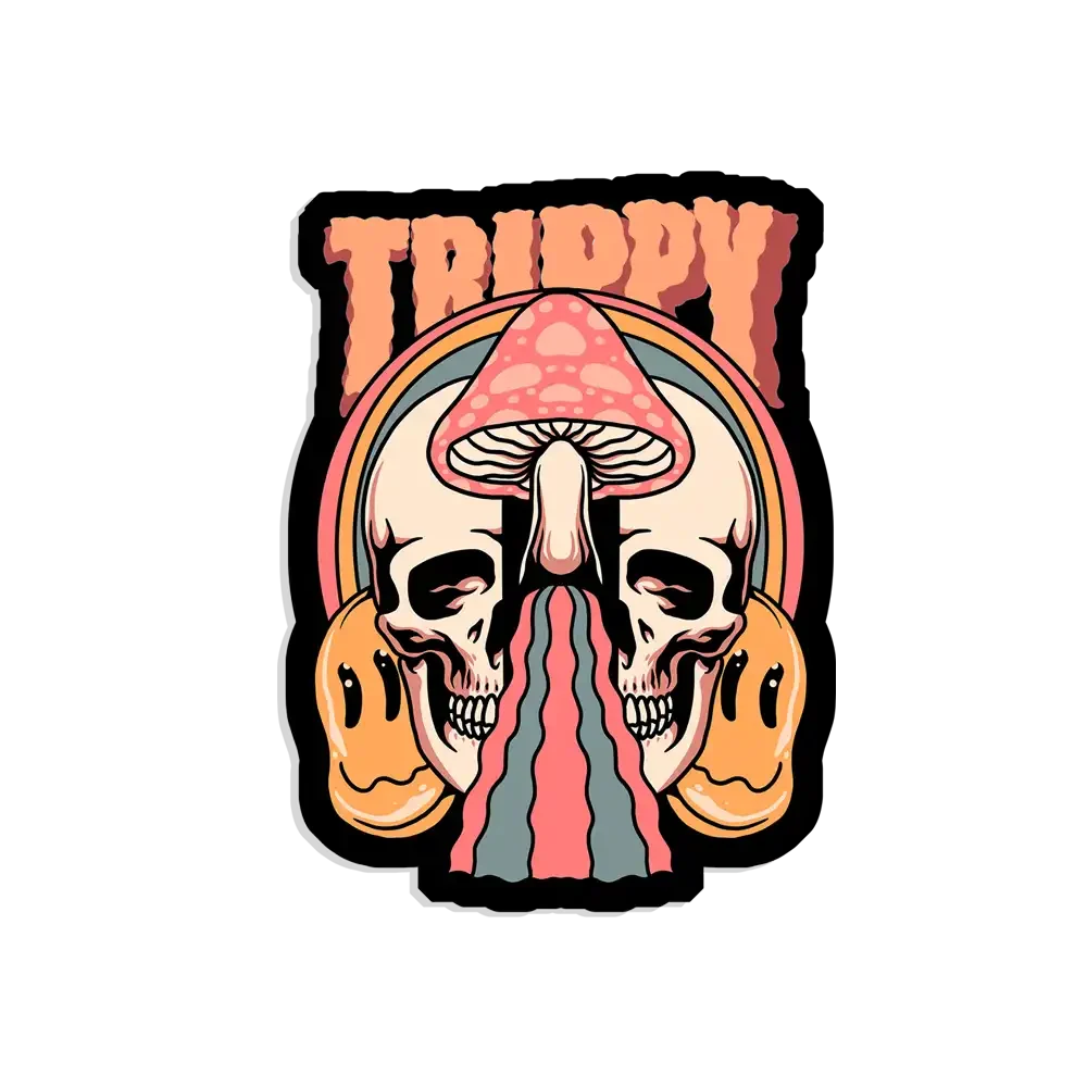 Trippy World Sticker