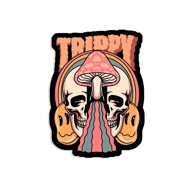 Trippy World Sticker