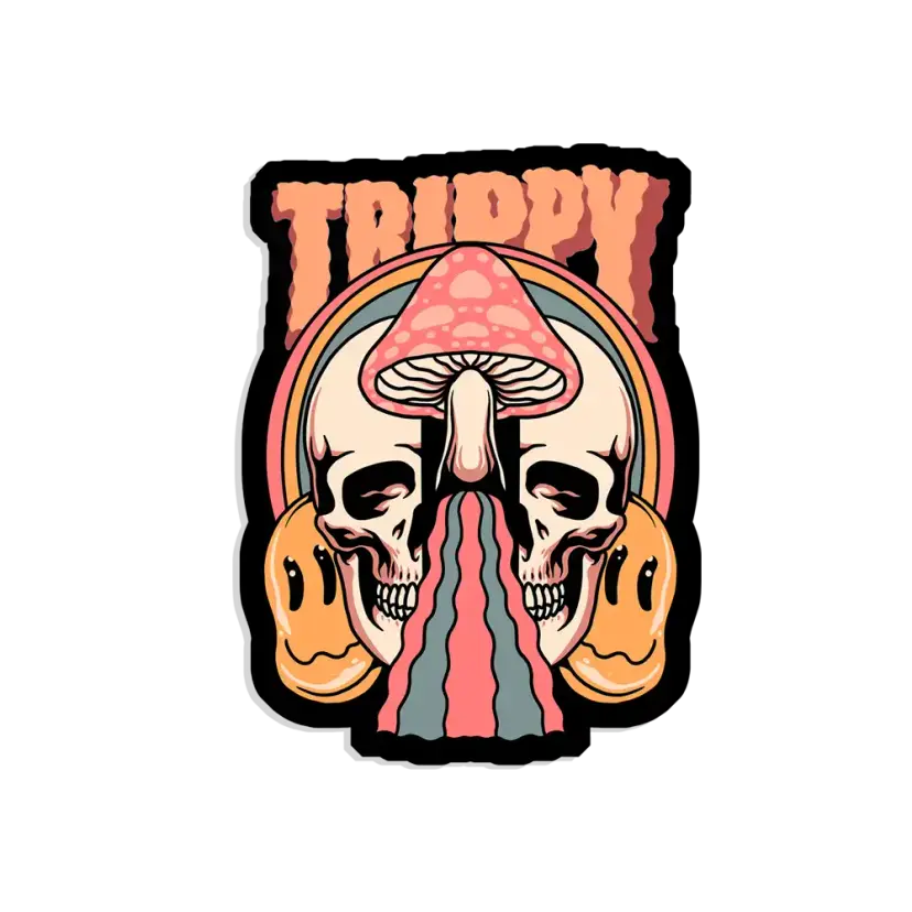 Trippy World Sticker