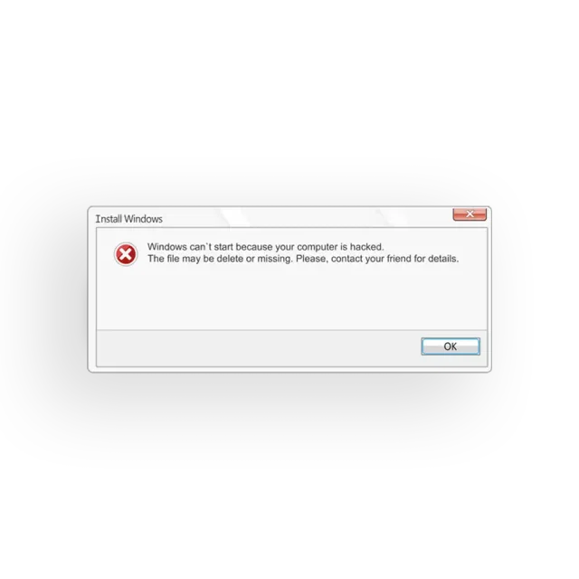 Install Windows Prank Sticker