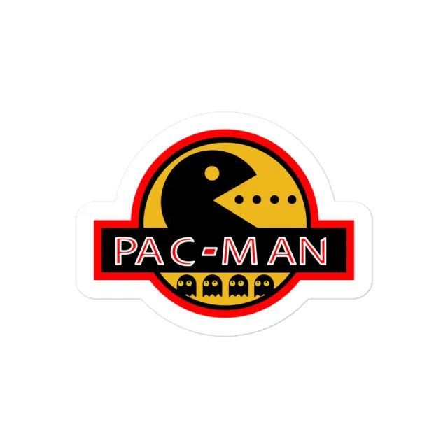 Jurassic Pac-Man Sticker