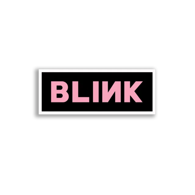 Blink Text Graphic Sticker
