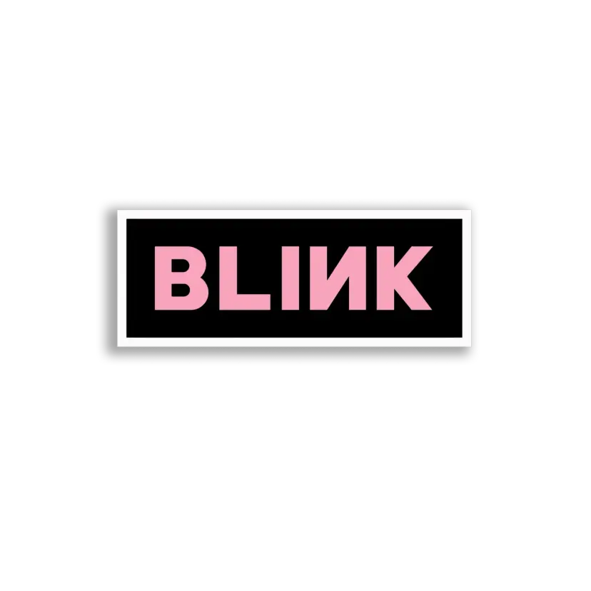 Blink Text Graphic Sticker