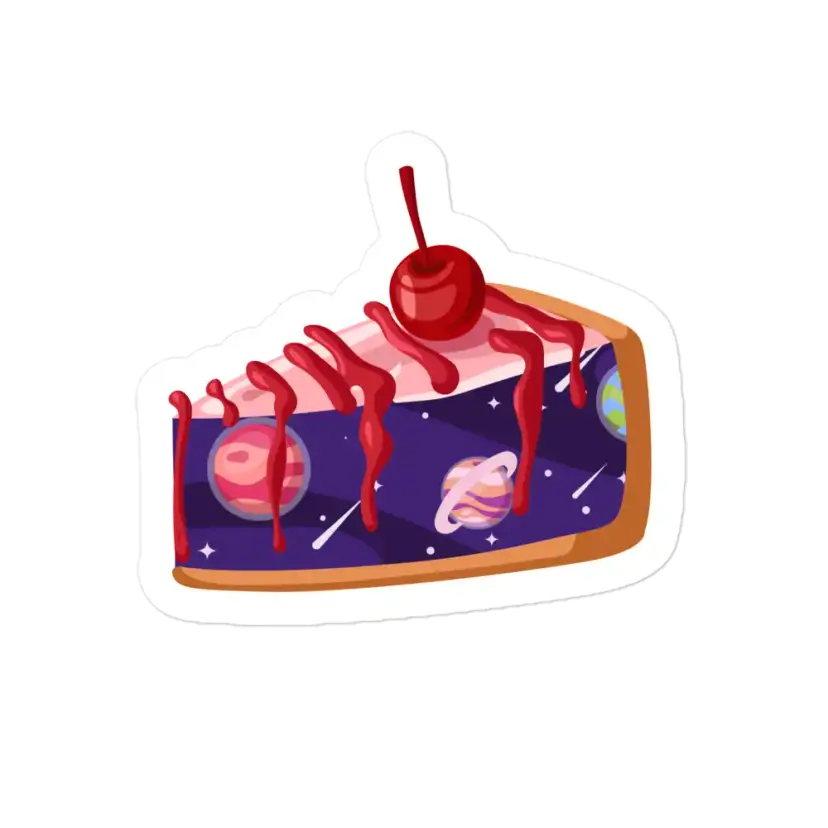 Space Cake Sticker
