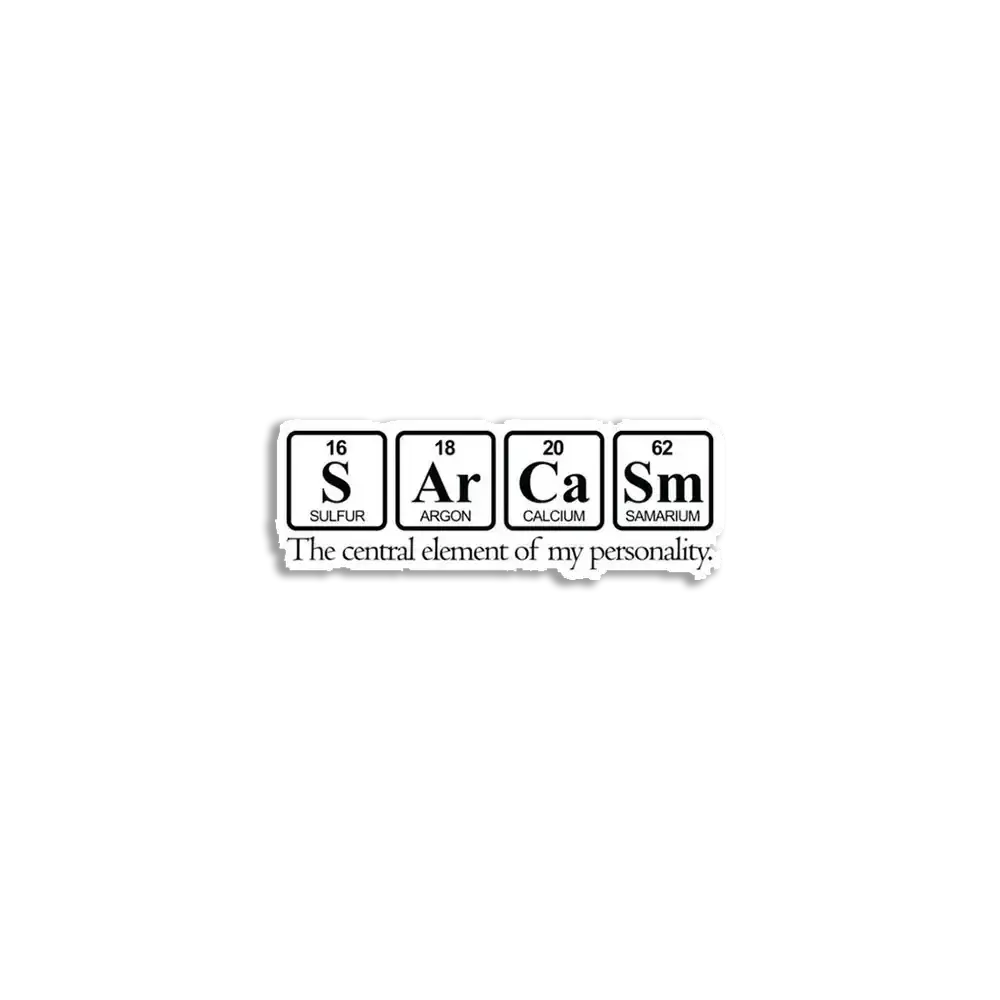 Sarcasm Sticker
