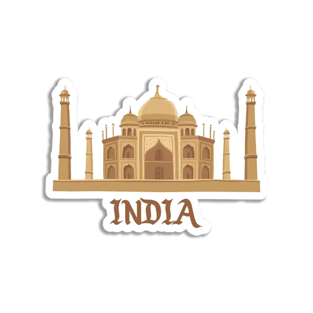 Taj Mahal India Sticker