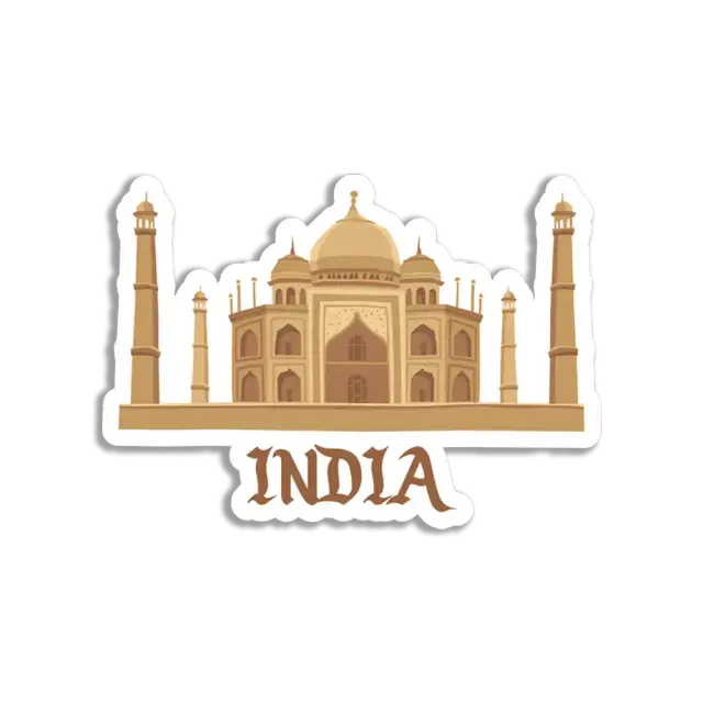 Taj Mahal India Sticker