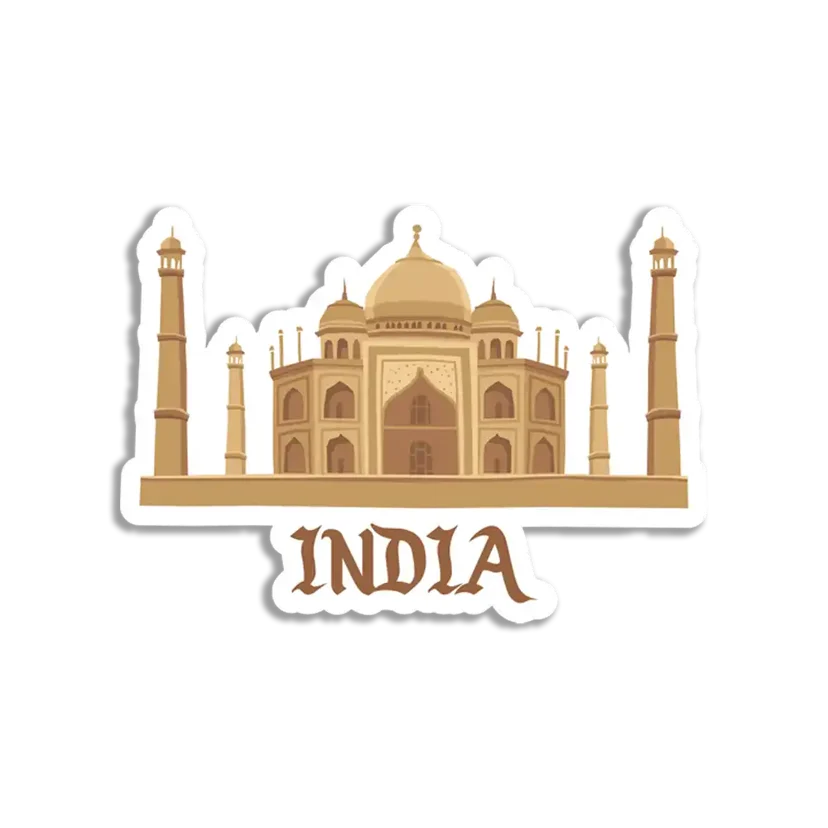 Taj Mahal India Sticker