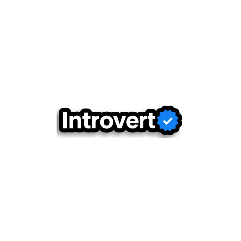 Introvert Verified Sticker