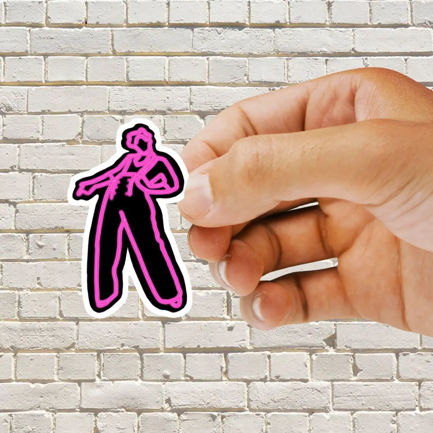 Neon Harry Styles Sticker