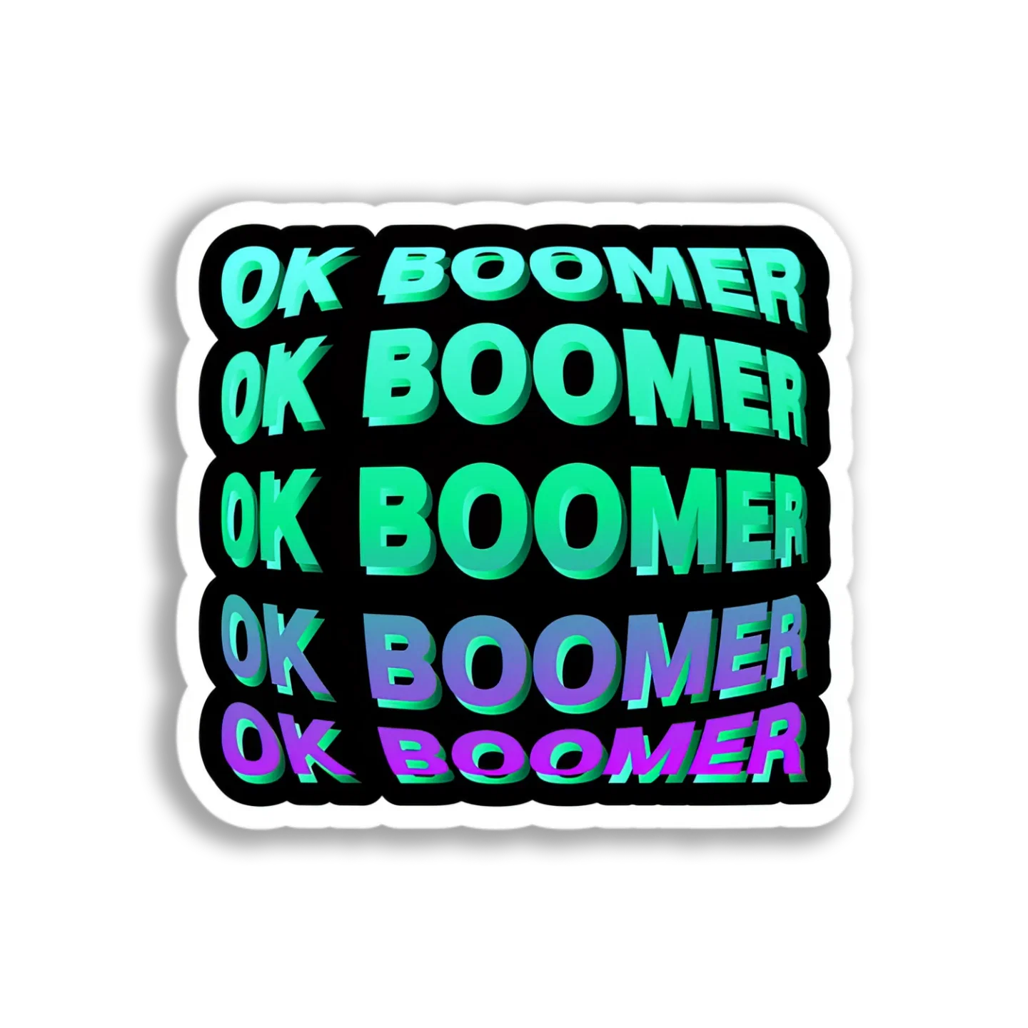 OK Boomer Stack Sticker