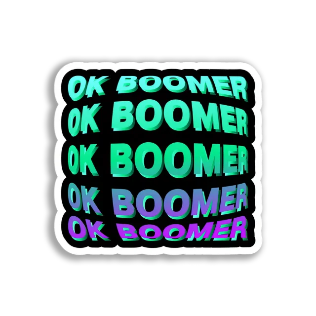 OK Boomer Stack Sticker