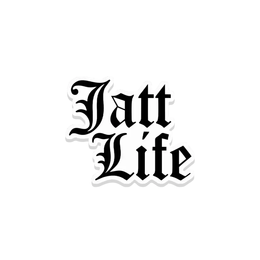 Jatt Life Sticker