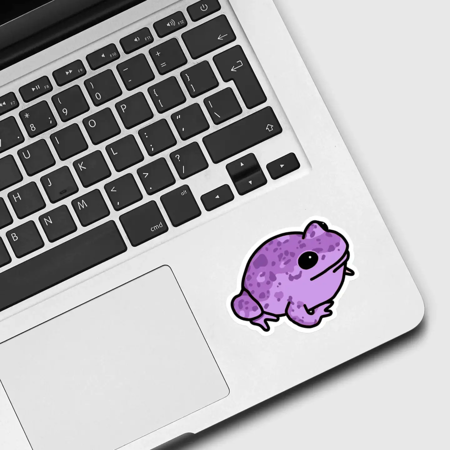 Purple Frog Sticker