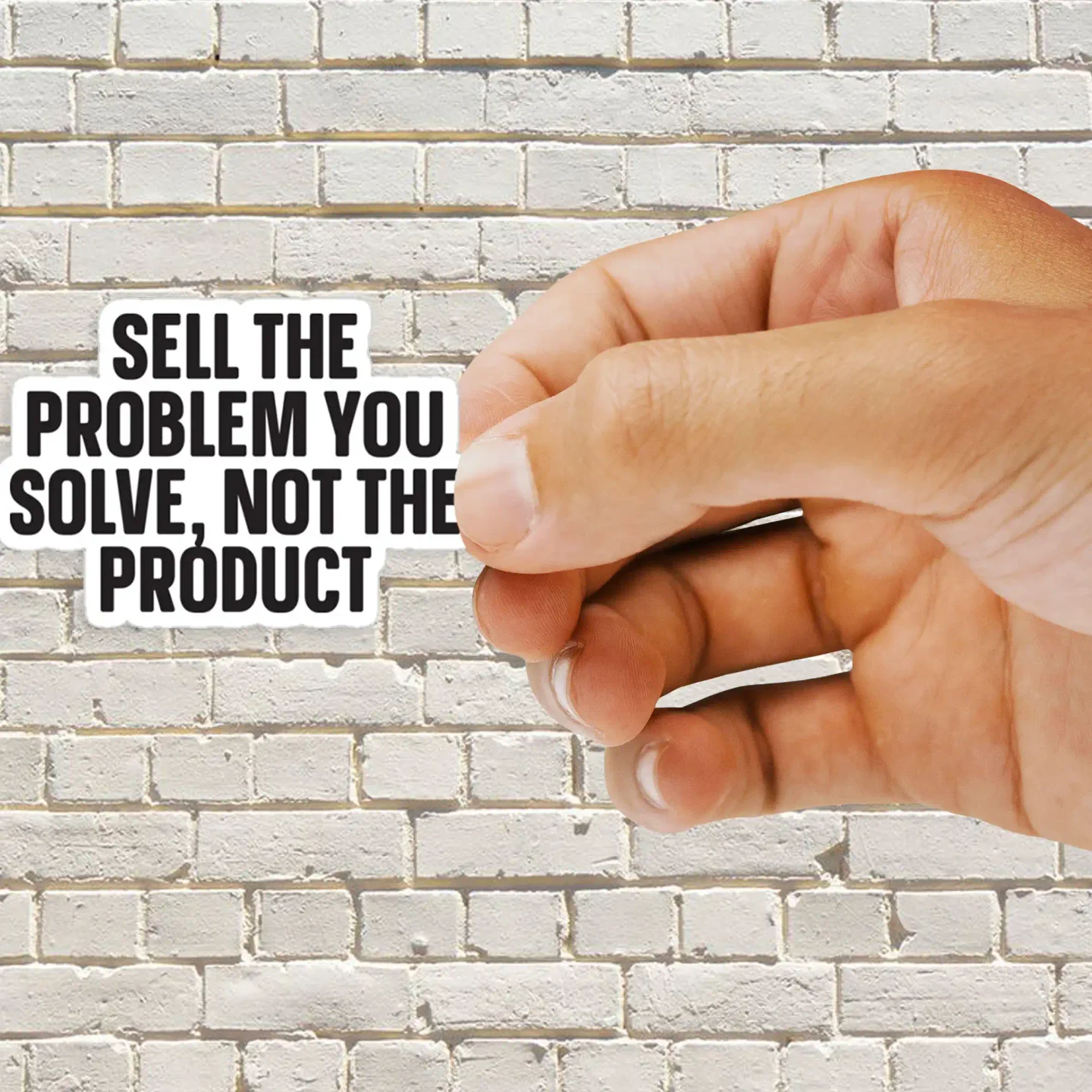 Sell the problem you solve, not the product
