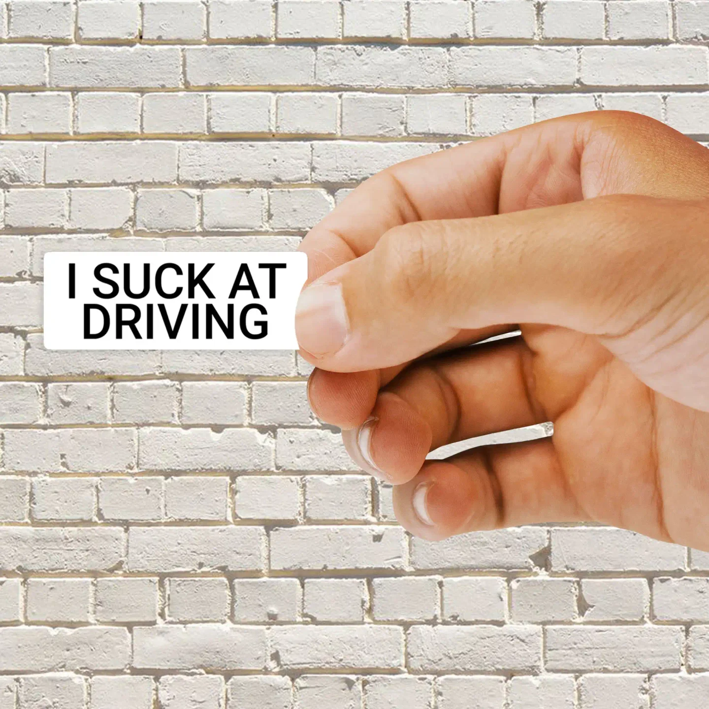 I Suck at Parking Sticker
