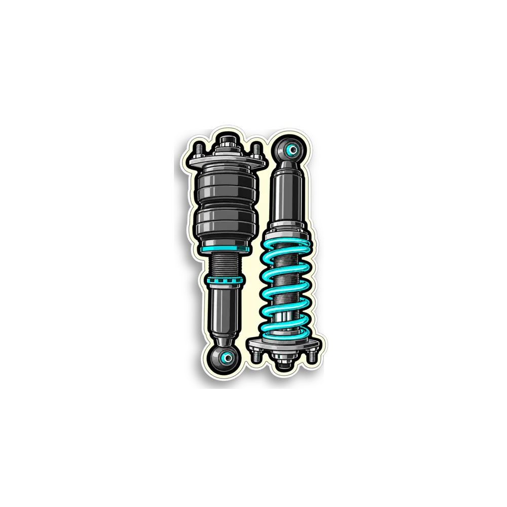 Twin Coilovers Sticker