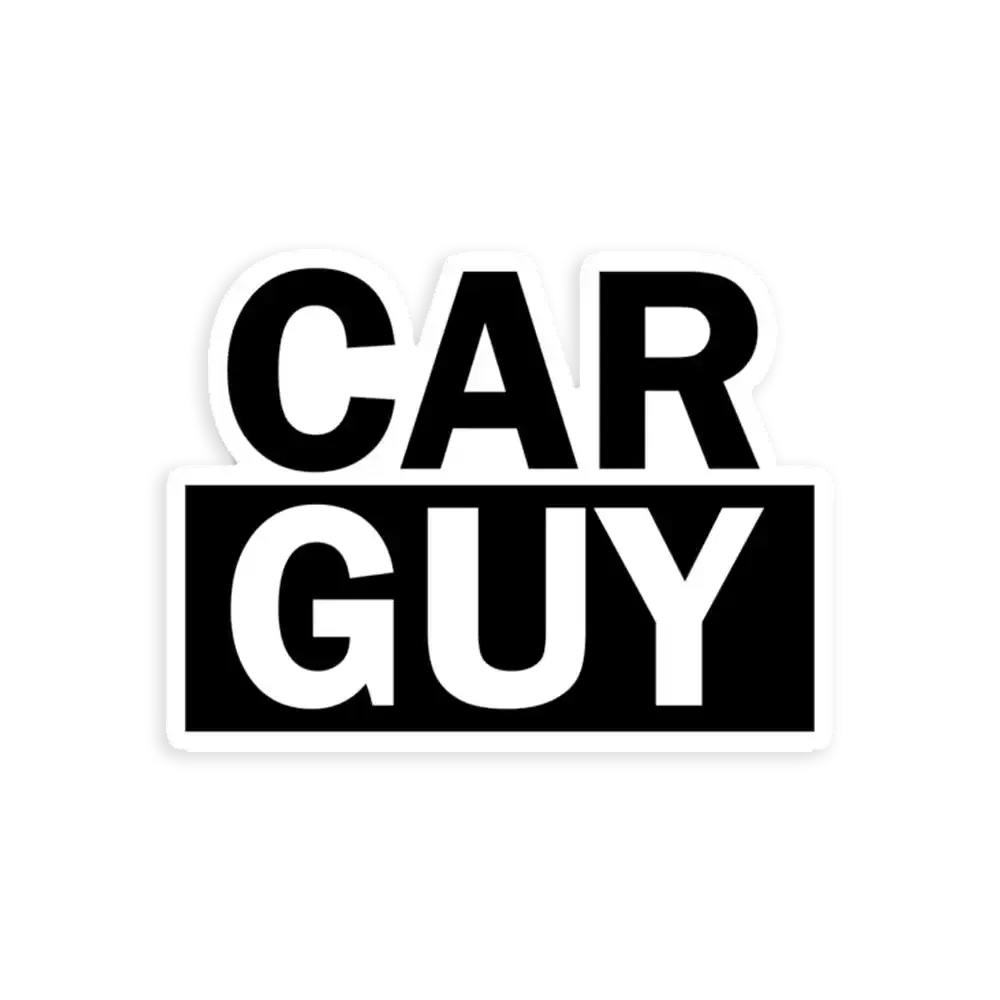 Car Guy Car Sticker