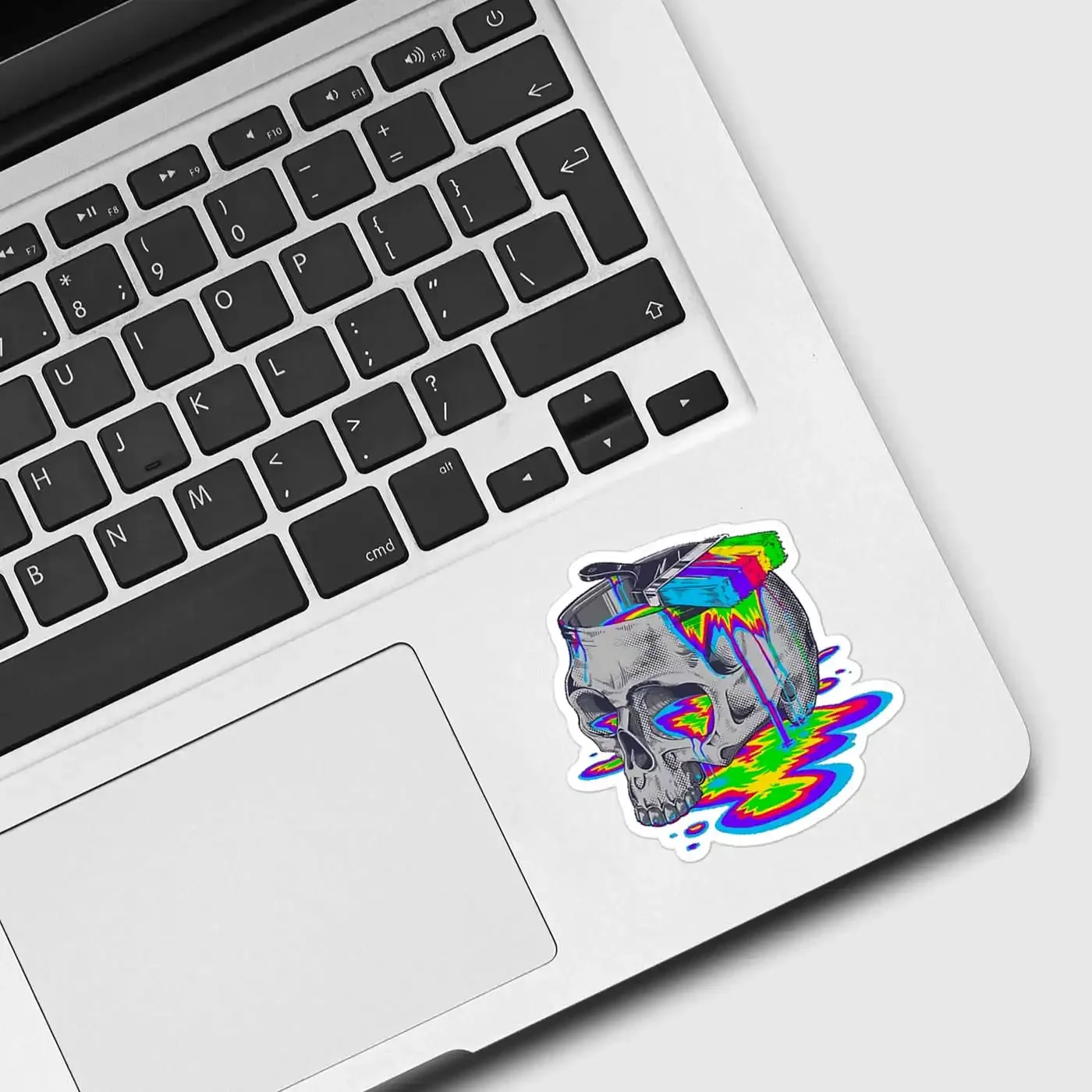 Trippy Skull Sticker