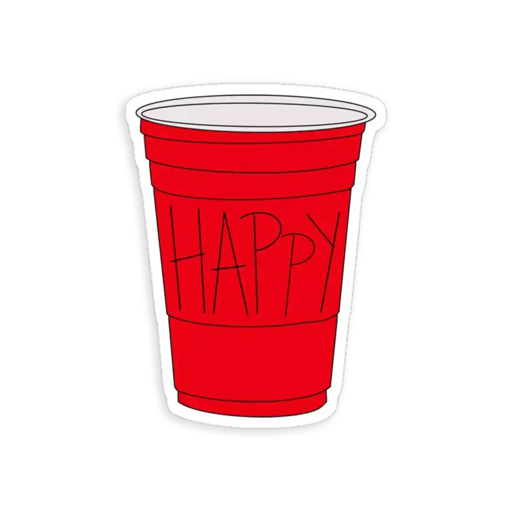 Red solo cup Sticker