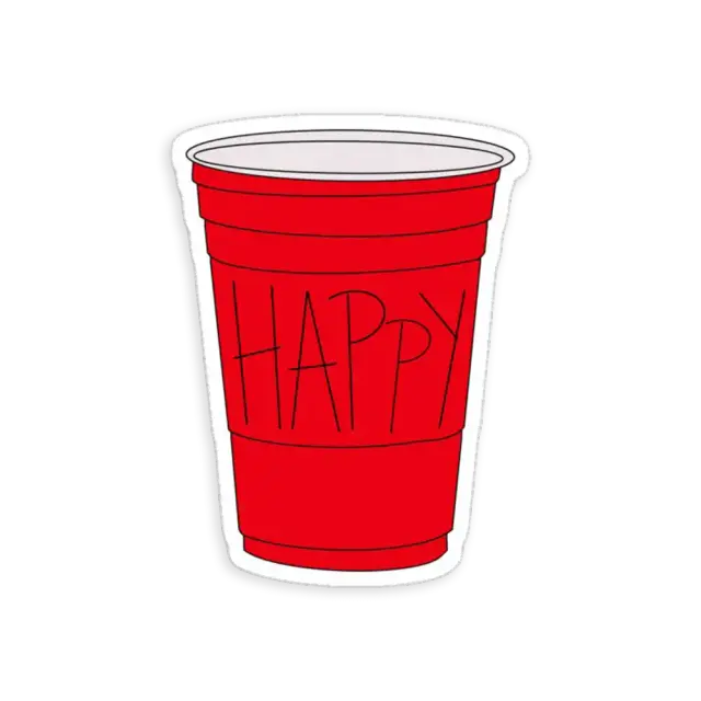 Red solo cup Sticker