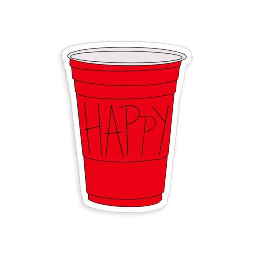 Red solo cup Sticker