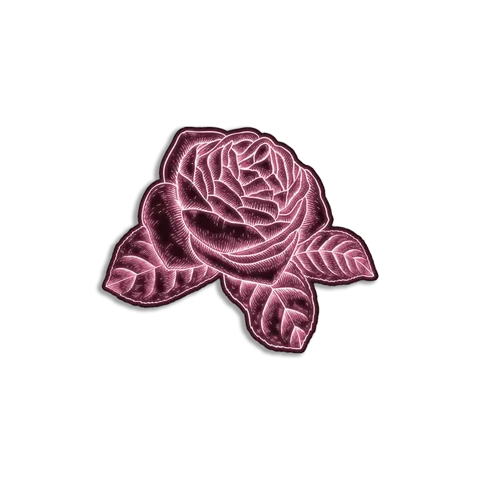 Neon Rose Sticker