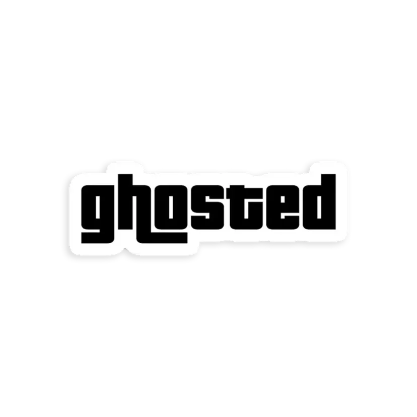 Ghosted Sticker