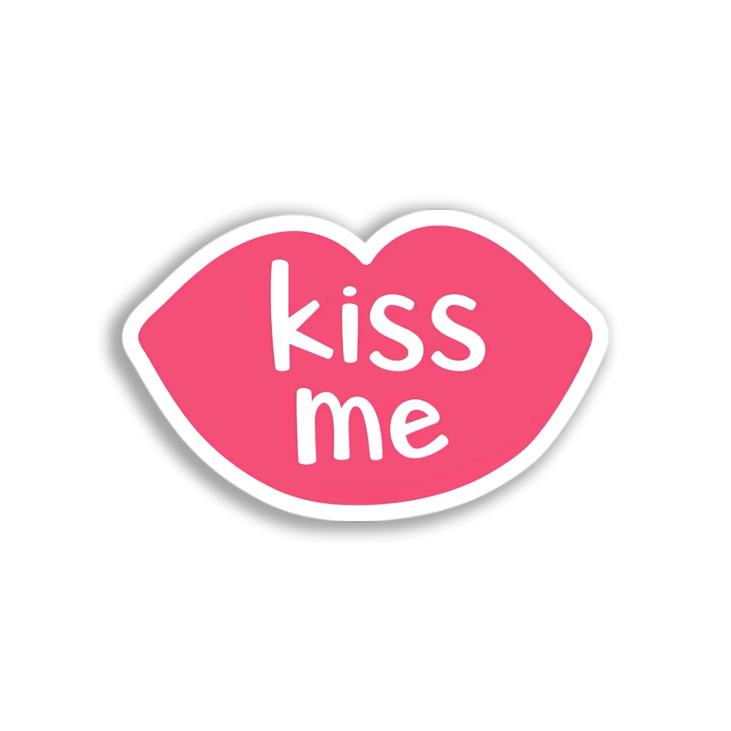 Kiss Me Lips Sticker
