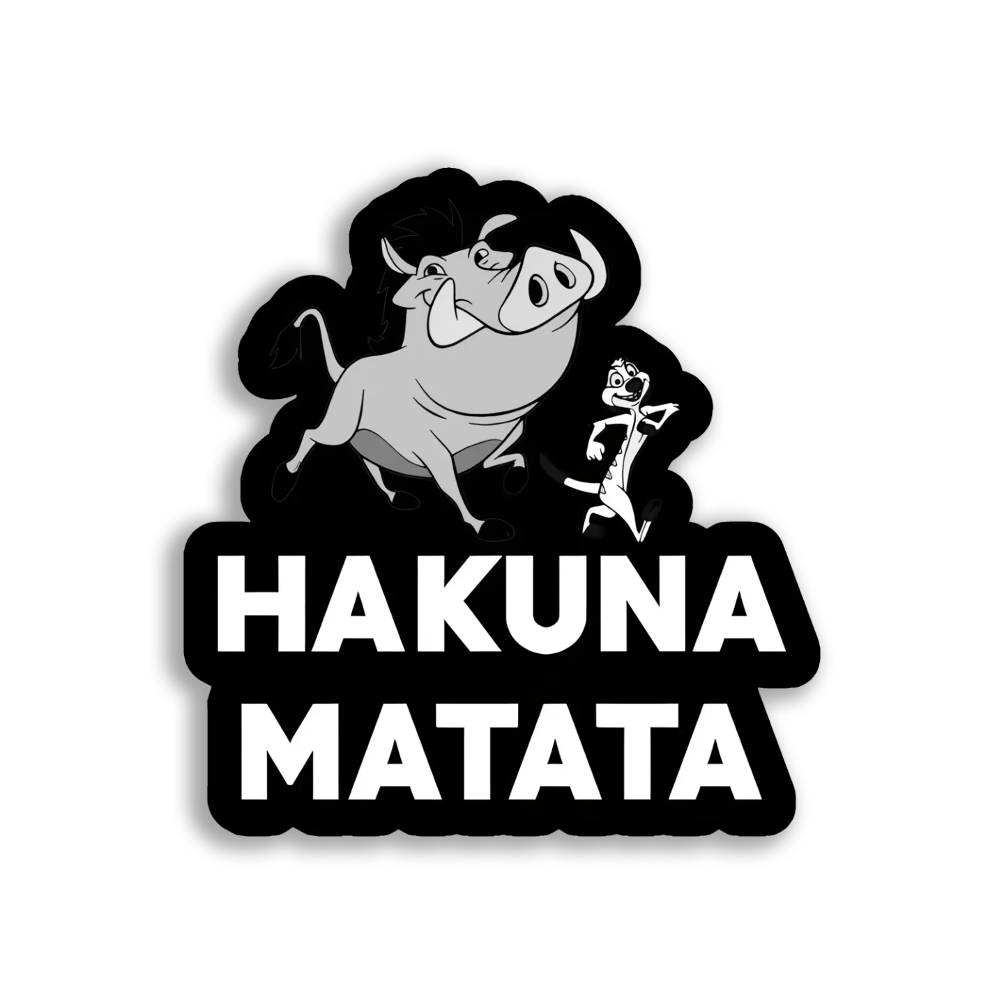 Hakuna Matata No Worries Sticker