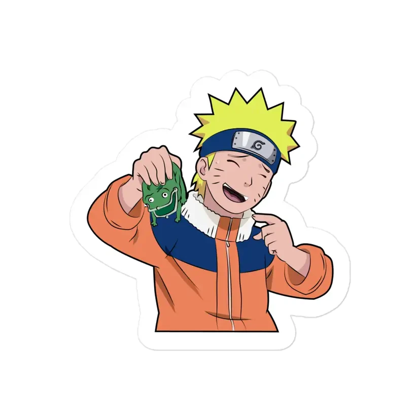 Naruto Uzumaki and Purse Sticker