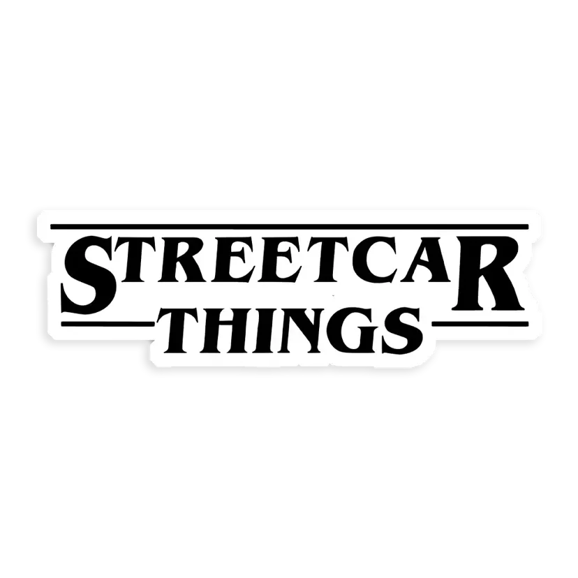 Streetcar Things Car Sticker