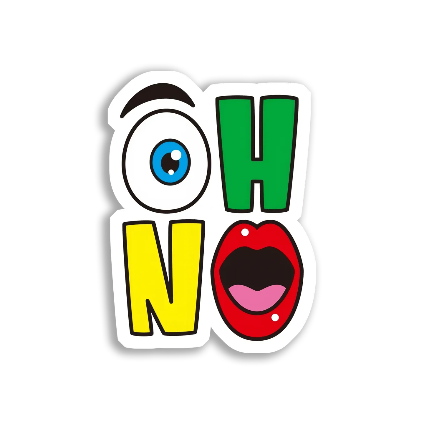 Oh No! Surprised Face Sticker