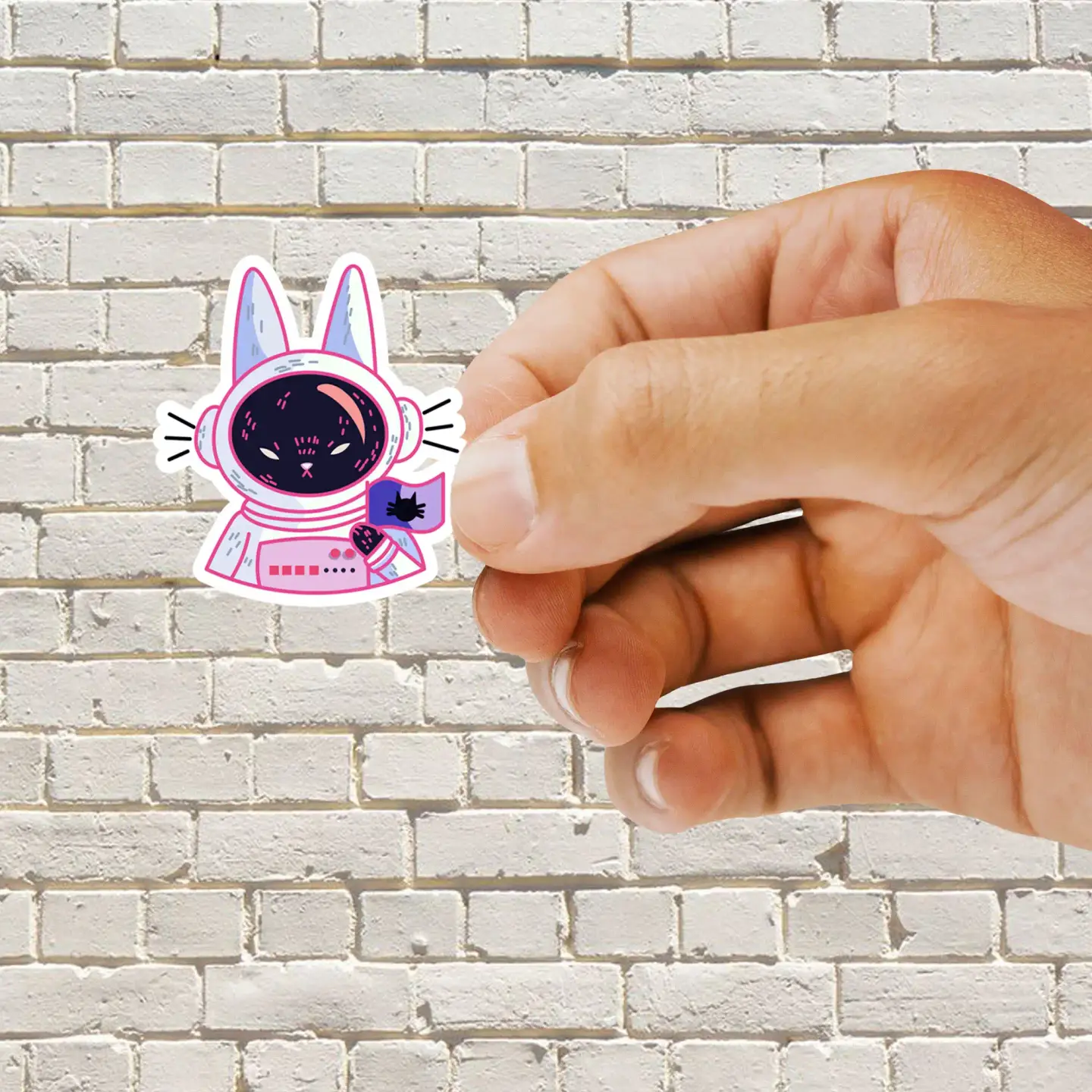 Astronaut Cat Sticker