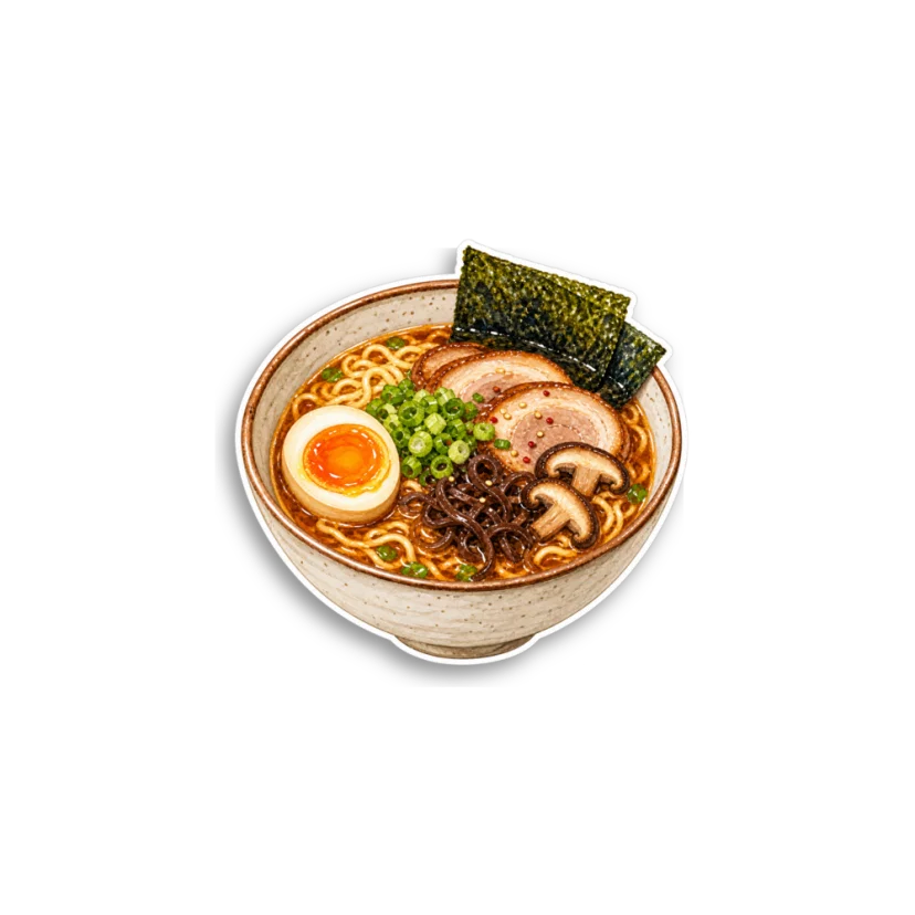 Ramen Sticker
