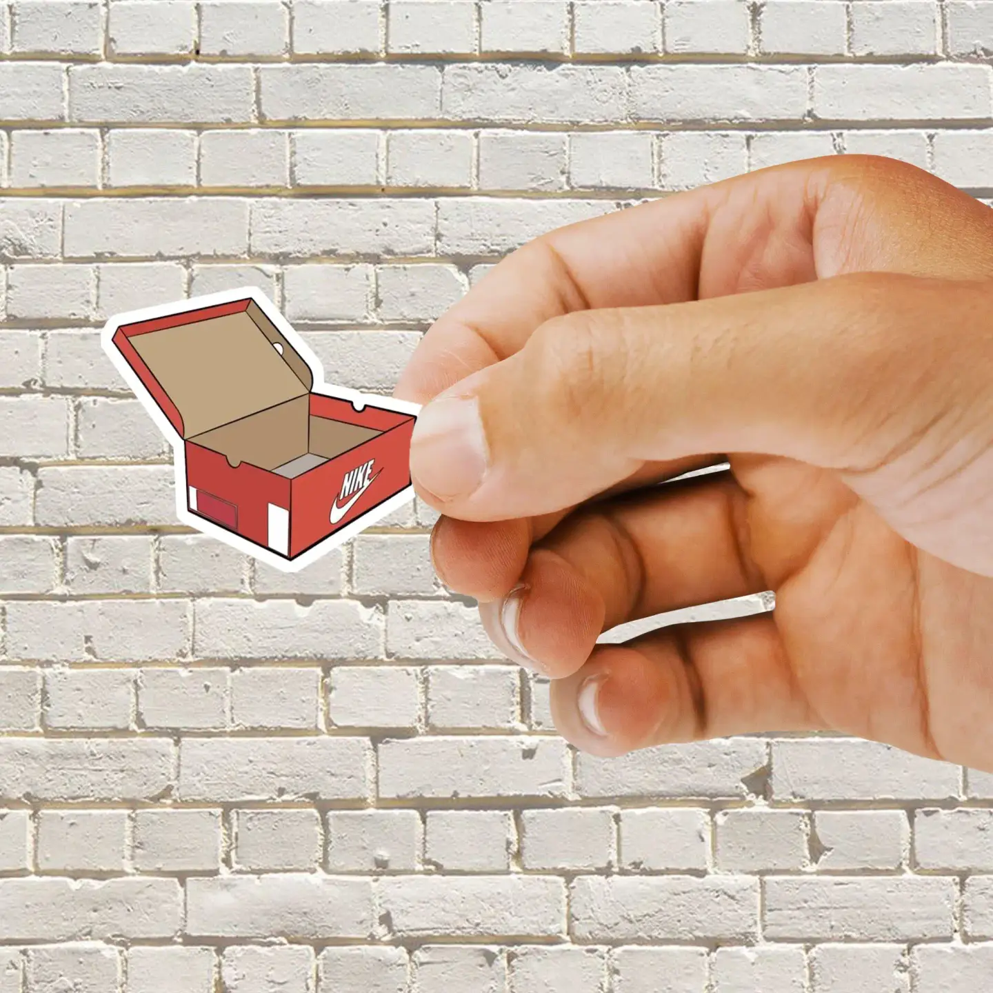 Empty Shoe Box Sticker