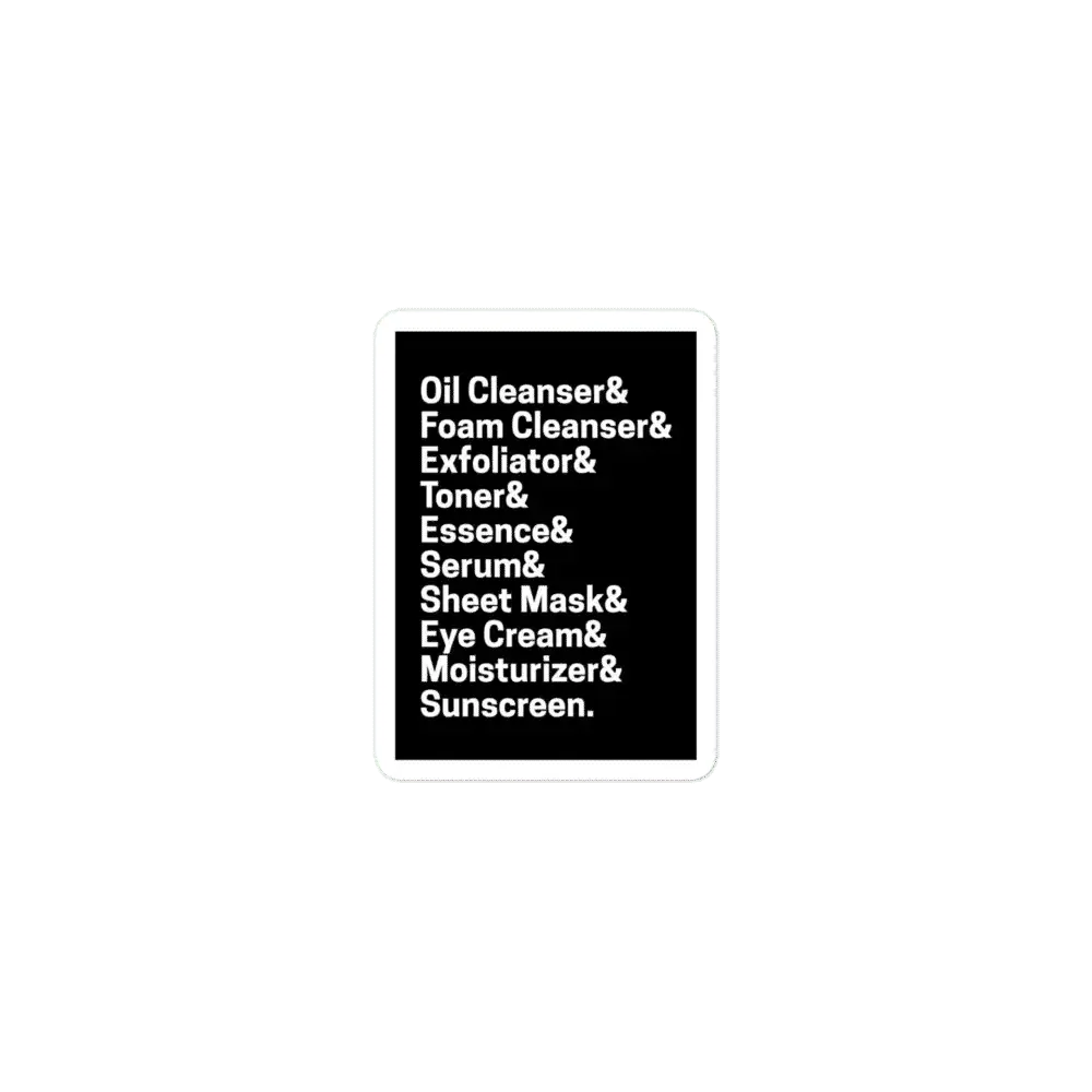 Step Korean Skincare  Sticker