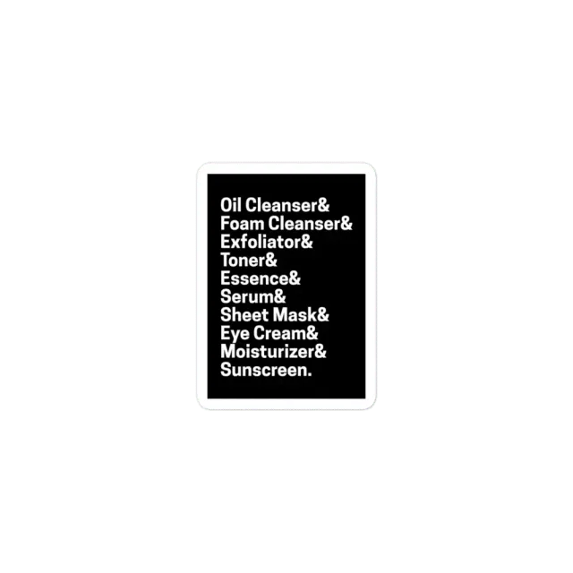 Step Korean Skincare  Sticker