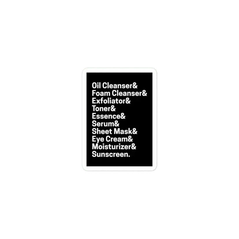 Step Korean Skincare  Sticker