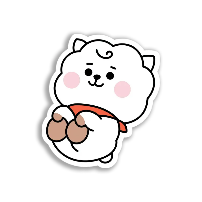 Adorable BT21 Van Sticker