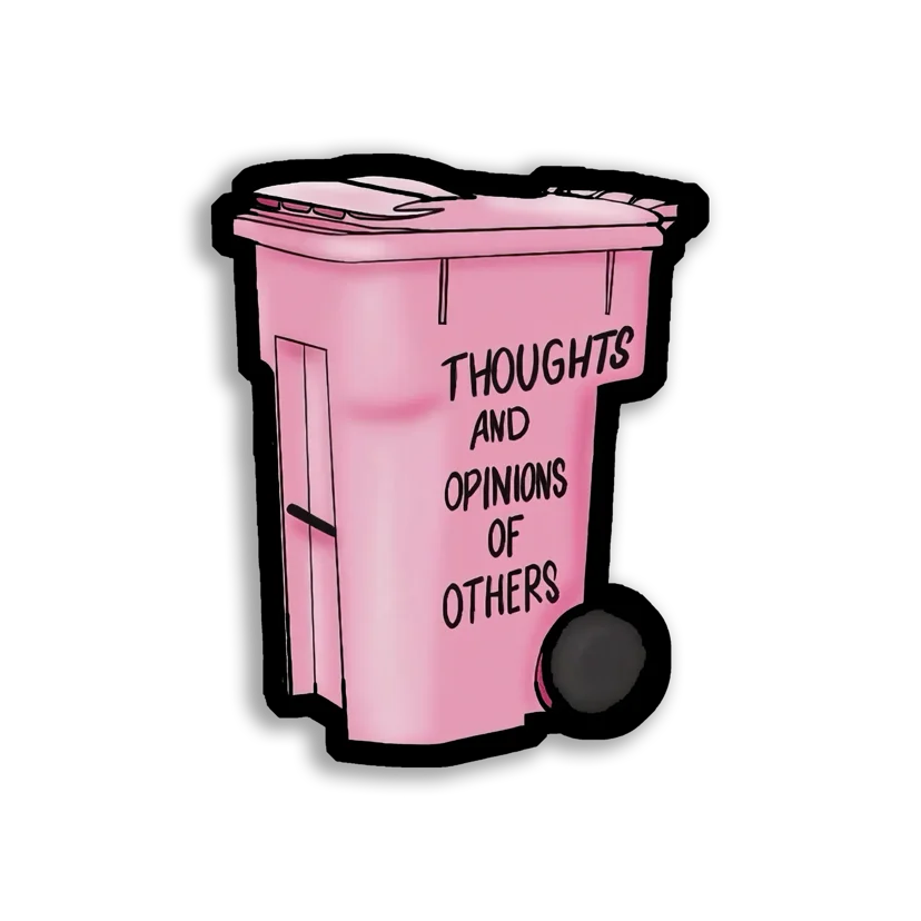 Thoughts and Opinions of Others Sticker
