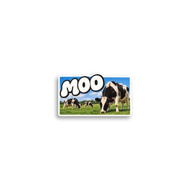 Moo Cow Photo Sticker