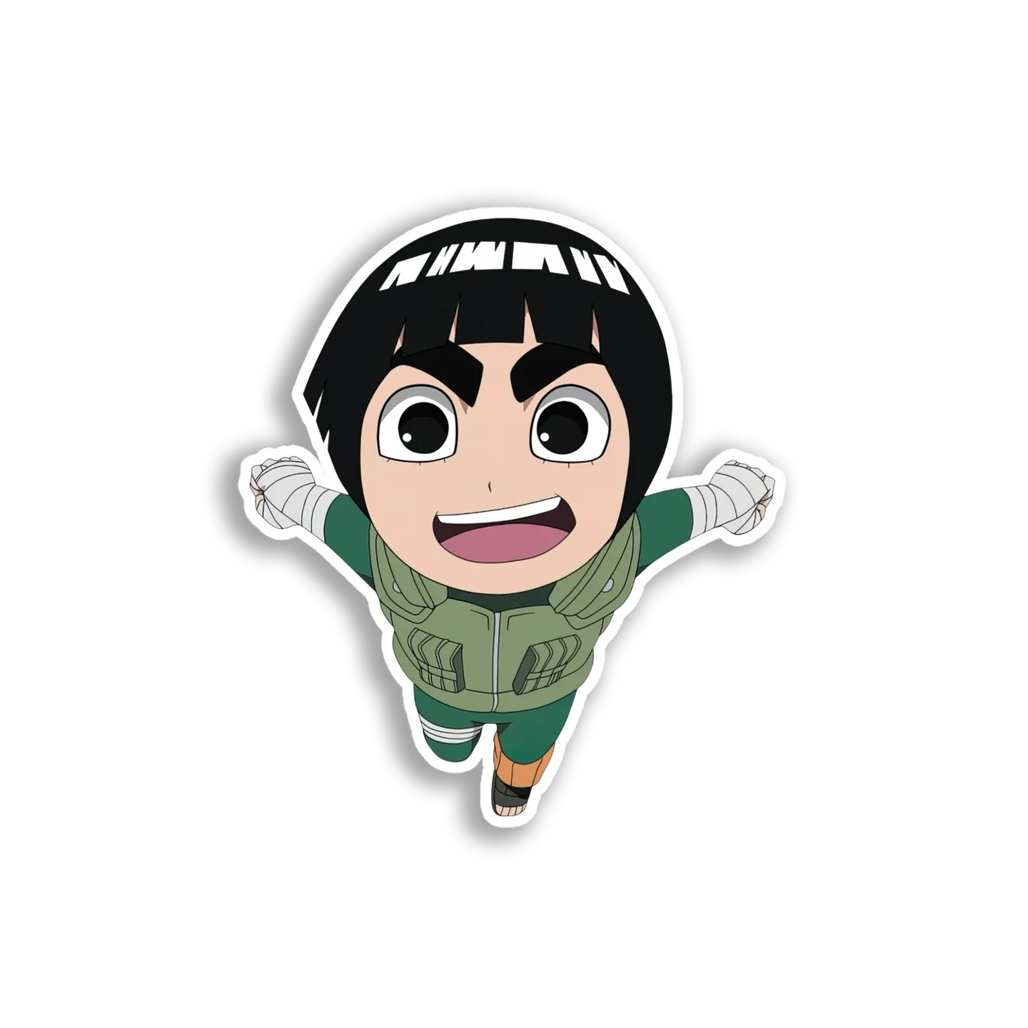 Rock Lee Chibi Art Sticker