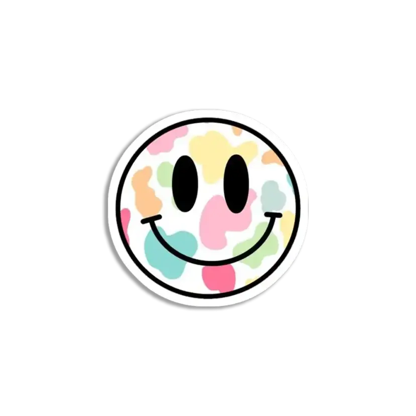 Pastel Smiley Sticker