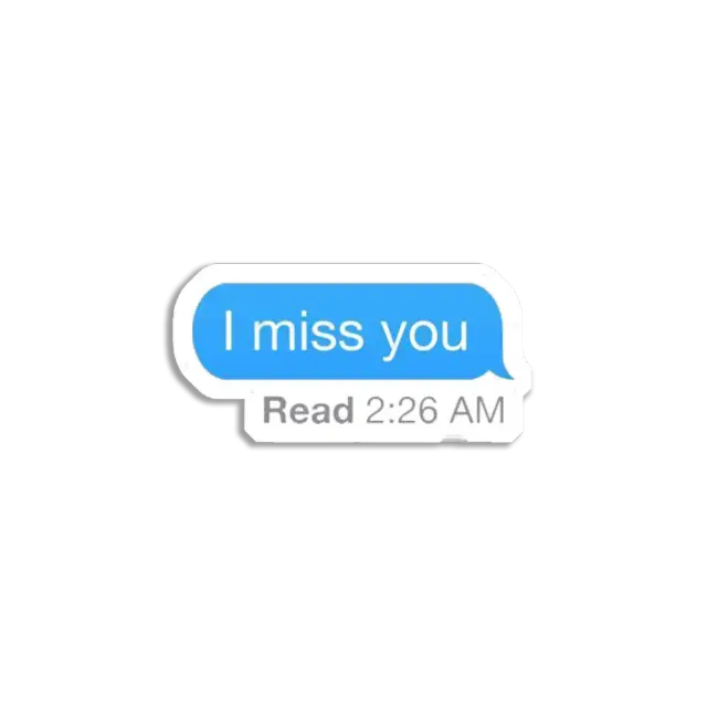 I miss you Sticker
