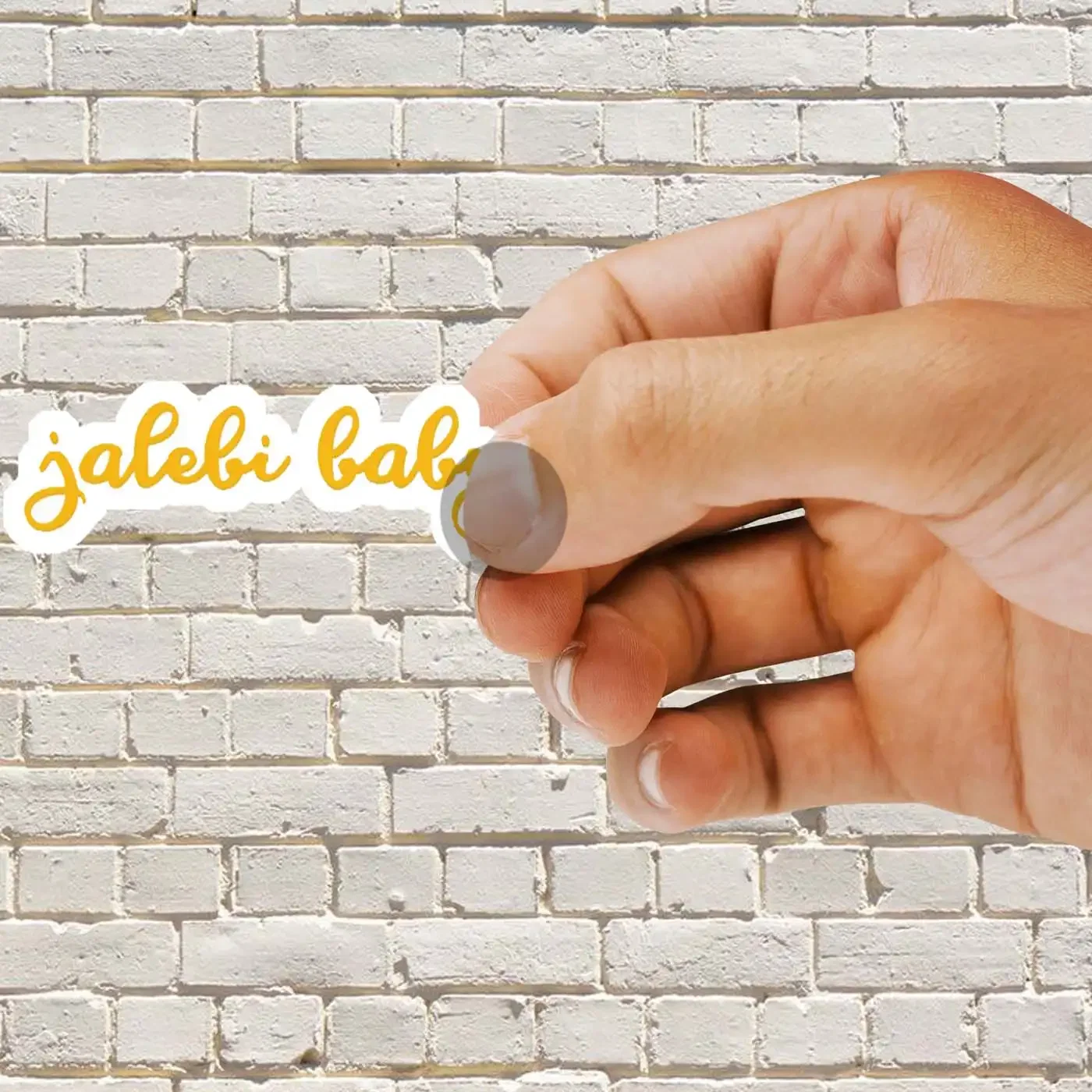 Jalebi Baby Desi Art Sticker