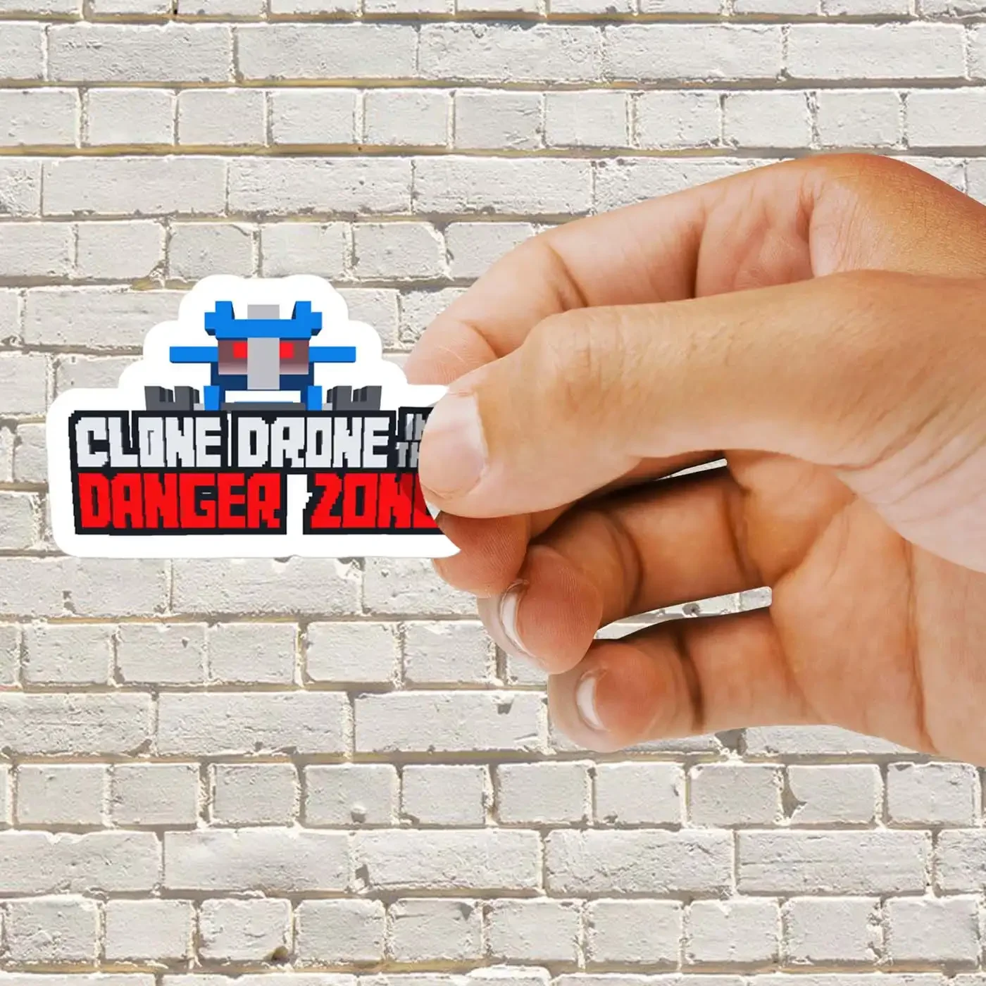 Clone Drone in the Danger Zone Sticker