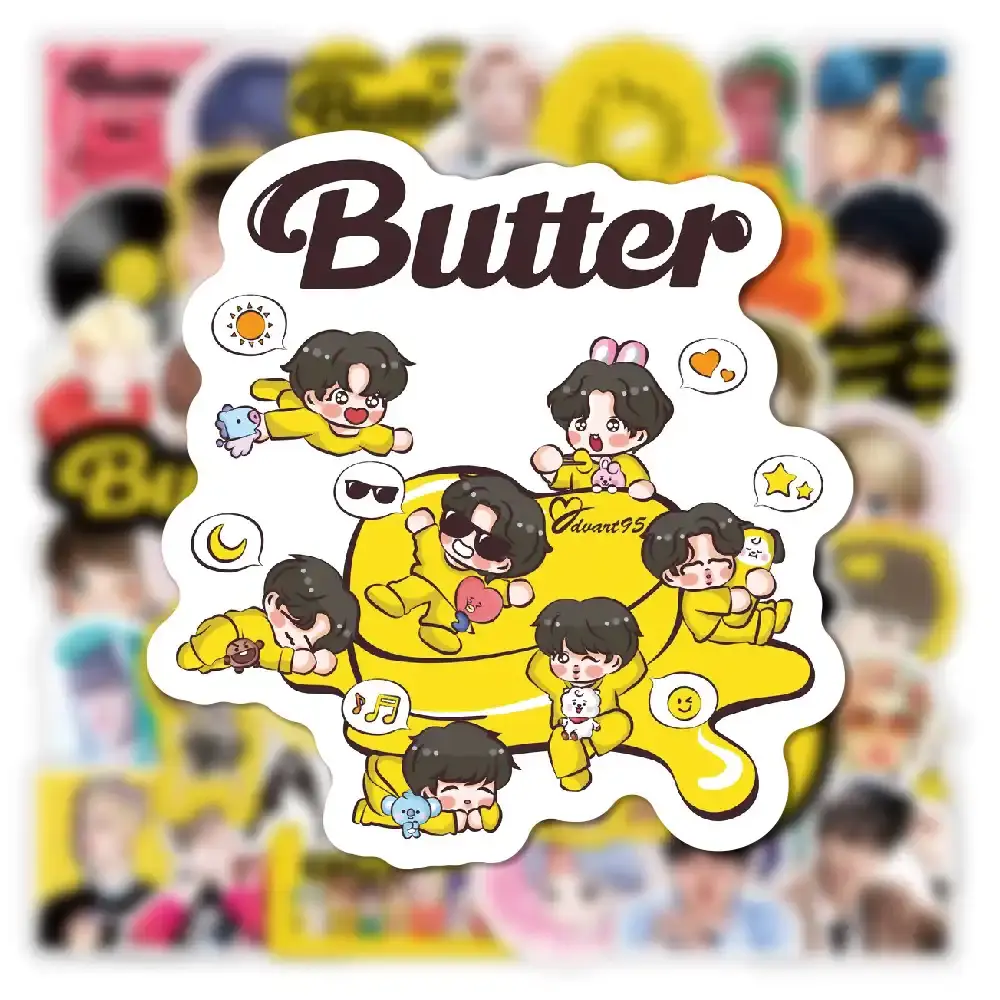 BTS Butter Stickers Pack of 50