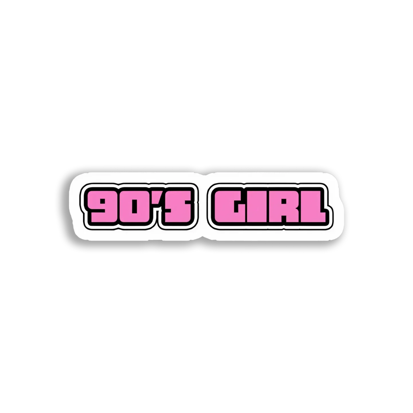 90's Girl Pink Sticker
