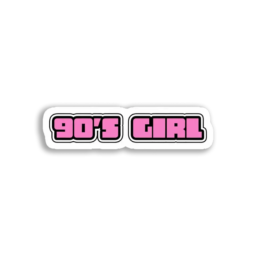 90's Girl Pink Sticker